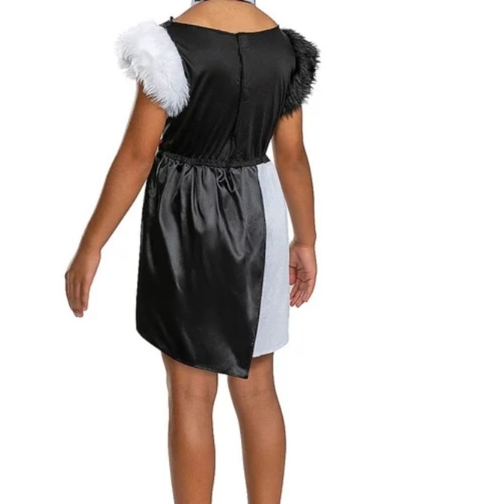 Disguise Disney villains Cruella child costume. Nwt med 7-8 - Picture 2 of 4